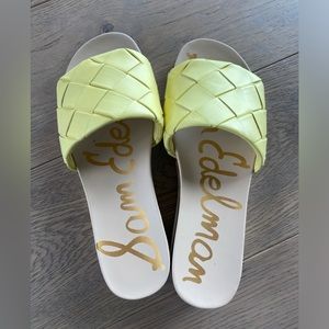 Sam Edelman Yellow Sandals New in Box